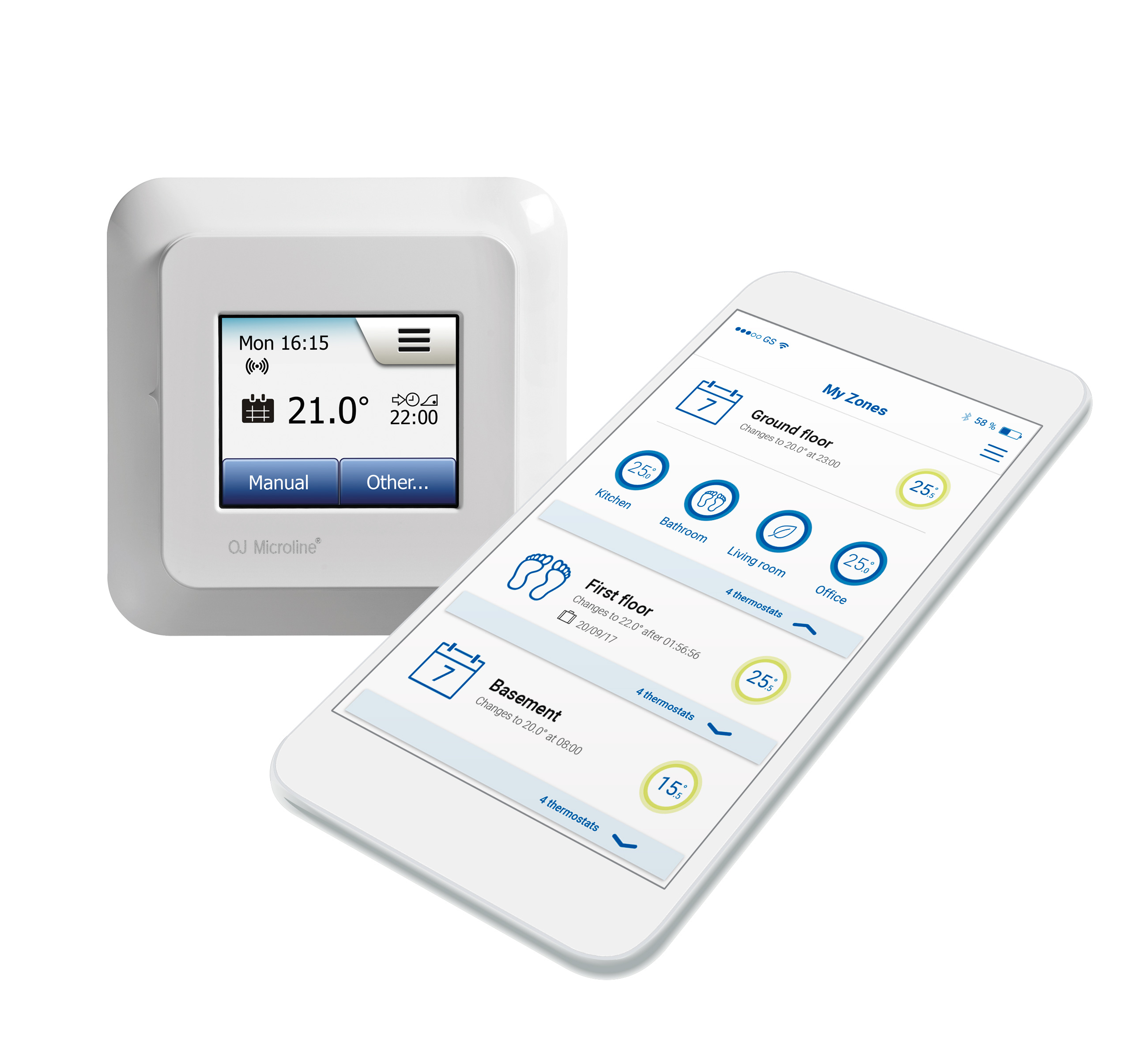 The Wifi version of the NGTouch thermostat 